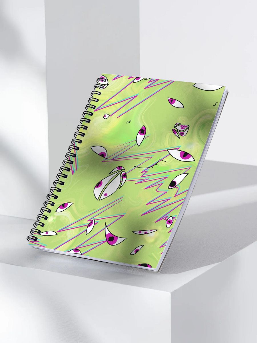 Eyes and Lightning Magic Softcover Notebook product image (3)