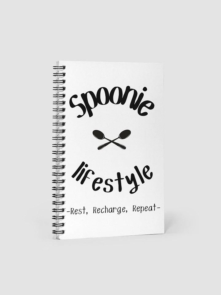 Spoonie Lifestyle- Rest, Recharge, Repeat Notebook (140 Pages) product image (1)