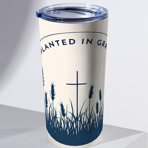 Planted in His grace, growing in His love. 🌾

Our minimalist Planted in Grace Tumbler - where faith meets your daily ritual. ...