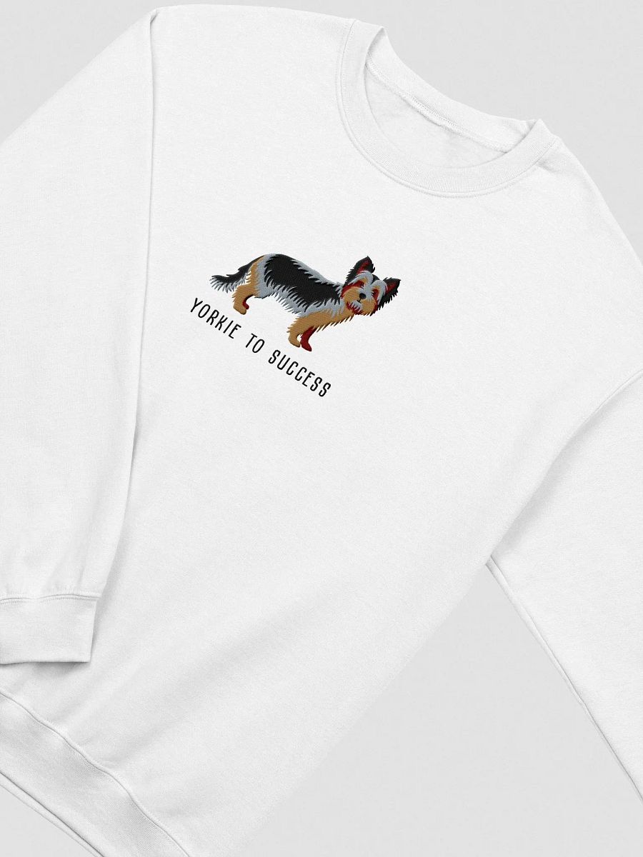 Yorkie to Success Sweatshirt (Embroidered) of a Yorkshire Terrier(2) product image (6)
