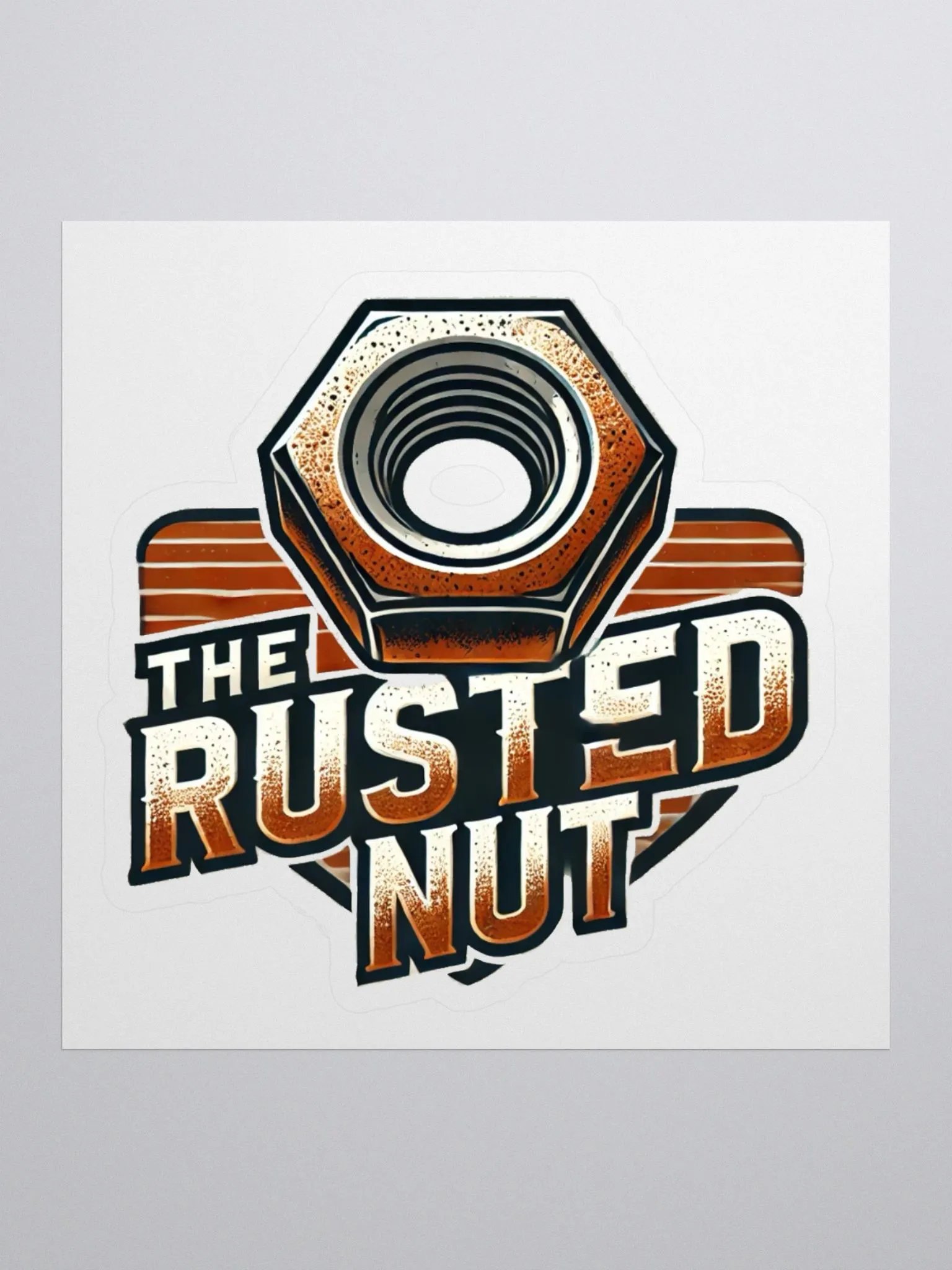 The Rusted Nut Logo Decal product image (1)