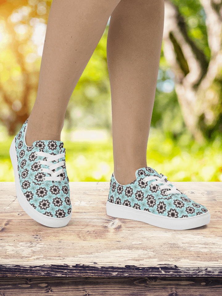 Symmetry in Bloom Canvas Shoes product image (2)