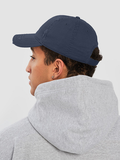 Photo showing Otto Distressed Dad Hat