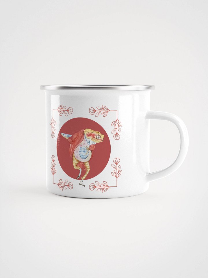 Dapper Frog Enamel Mug product image (1)