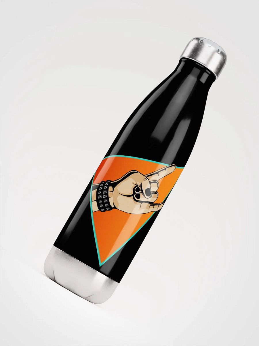 Spiked Rock On Stainless Steel Water Bottle product image (8)