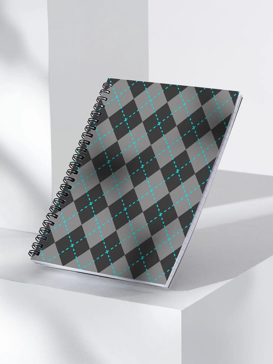 Mascot Pantone Argyle Spiral Bound Notebook product image (3)