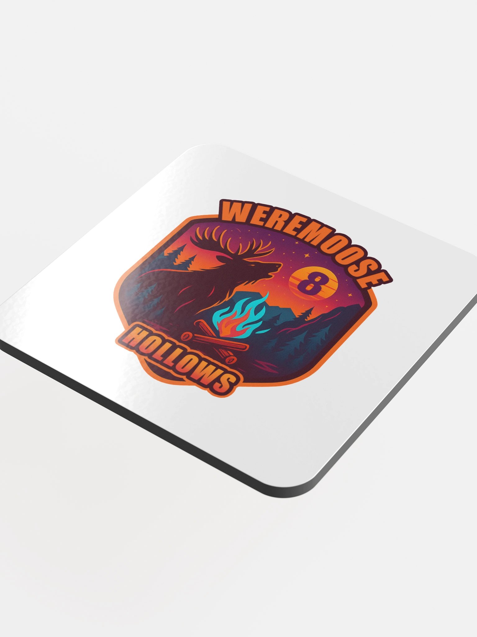 Limited Edition 8 Year Anniversary Camp Weremoose Hollows coaster product image (4)