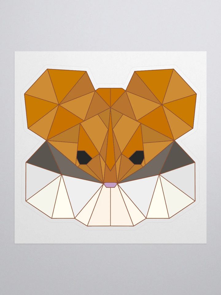 Geometric Hamster Sticker product image (1)
