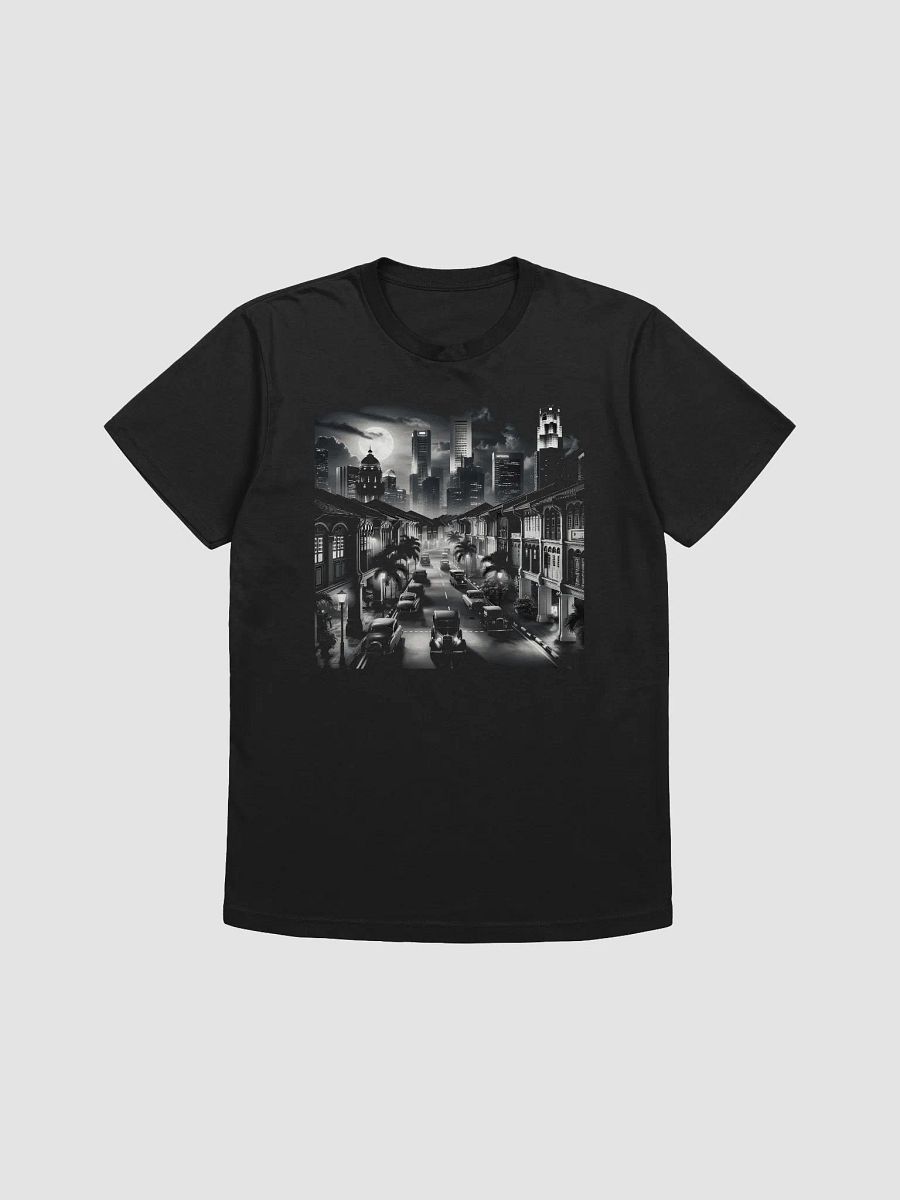 Singapore Inspired Moonlit Metropolis (Front Print Mens Tee) product image (1)