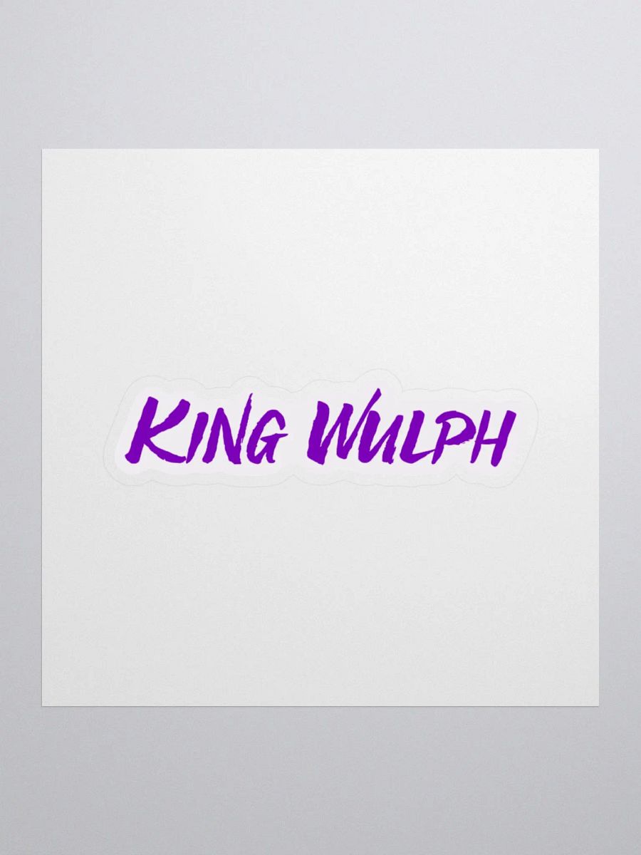 'Wulph Logo Text' Sticker product image (1)
