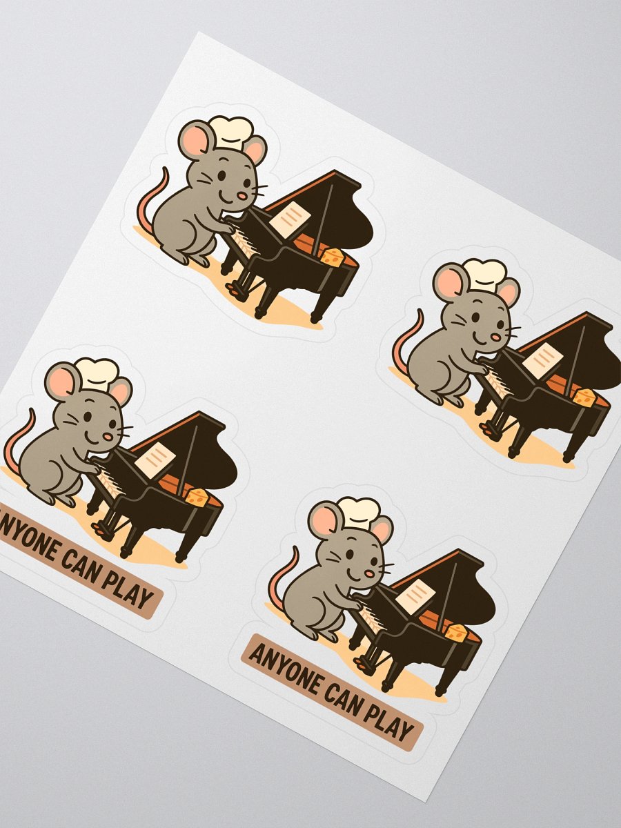 "Anyone can play" Stickers product image (2)