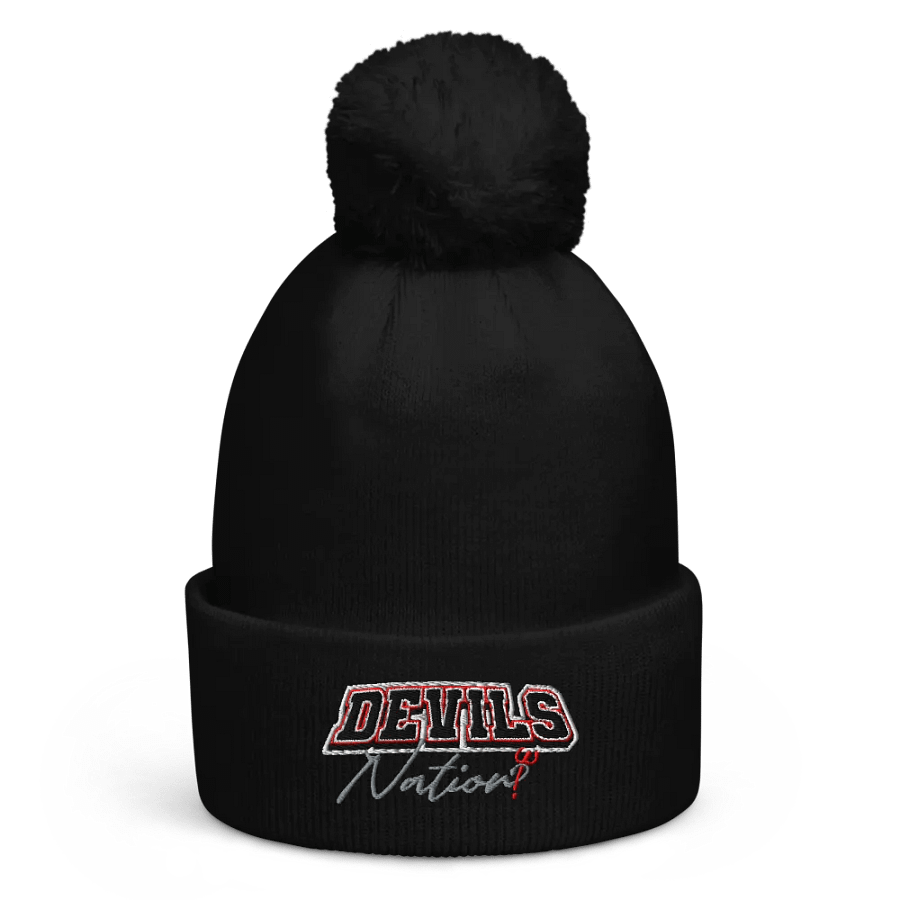 Devil's Nation Varsity - Beechfield Pom-Pom Beanie product image (1)