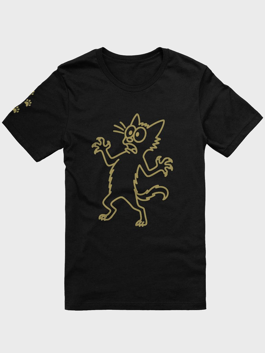 Scaredy Cat Cartoon Cat Tee product image (1)