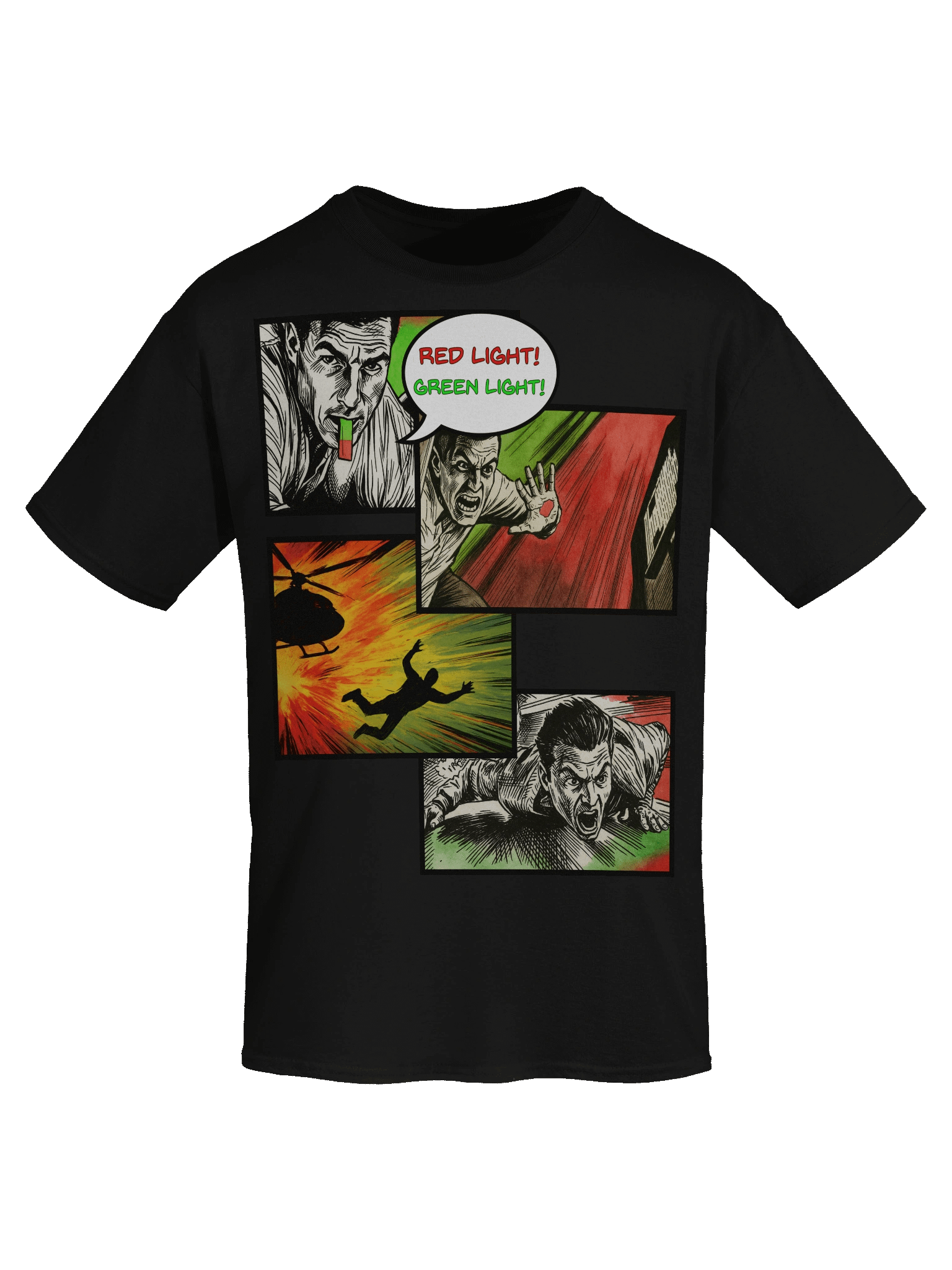 Mission: Impossible inspired Red Light, Green Light Scene T-Shirt product image (76)