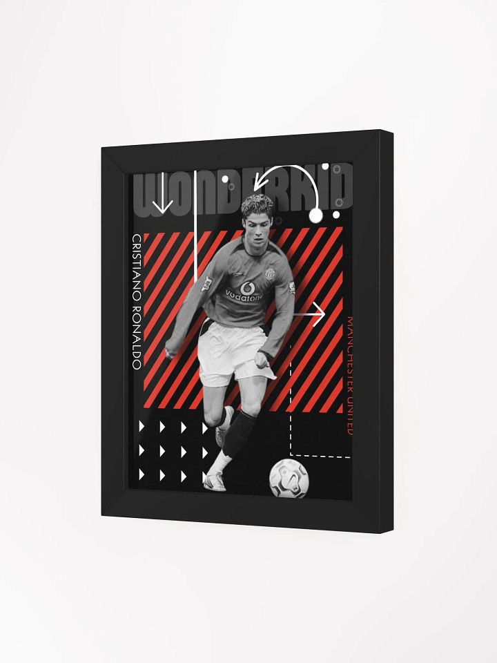 Cristiano Ronaldo Manchester United Wonderkid Art Framed Print product image (1)