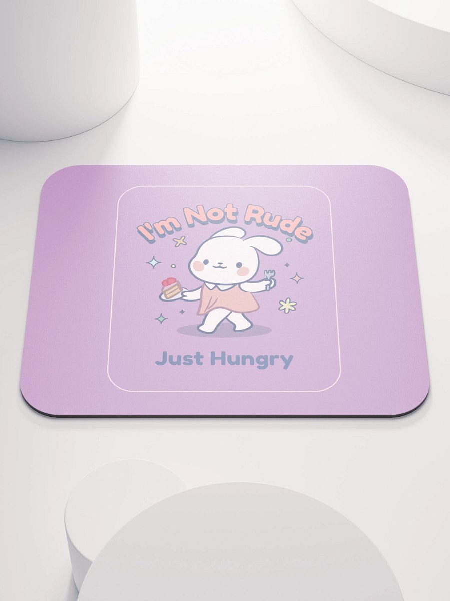 Hungry Bunny Mouse Pad product image (1)