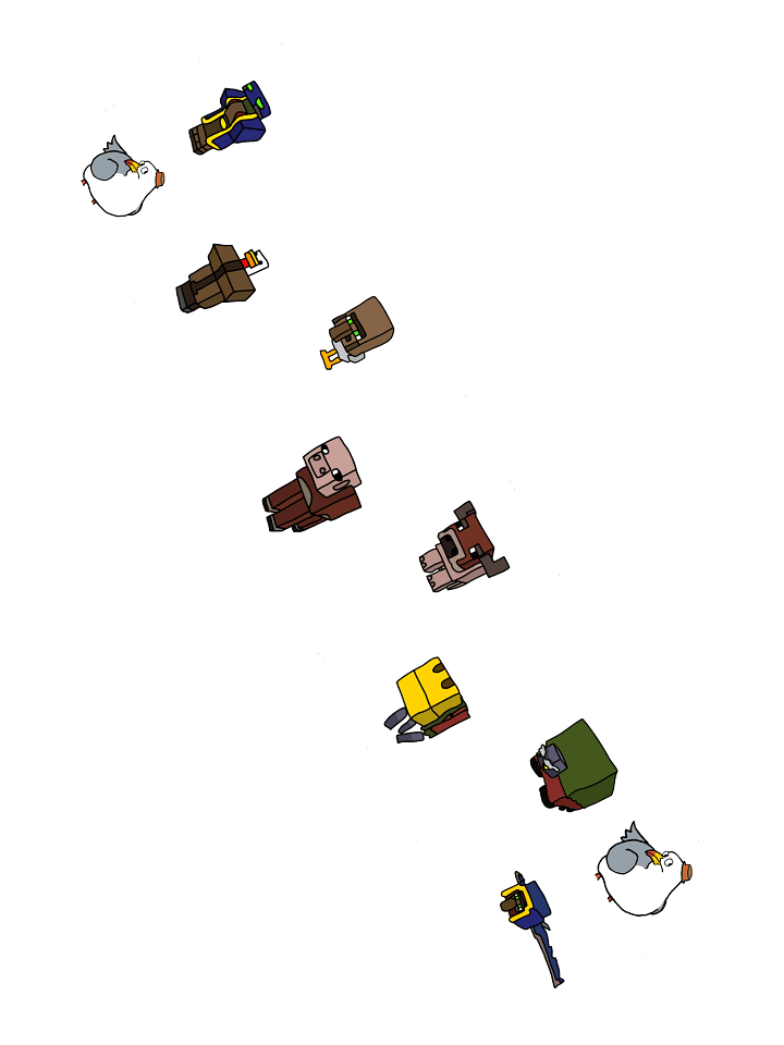 Cross-Bred Mobs Sticker Set product image (2)