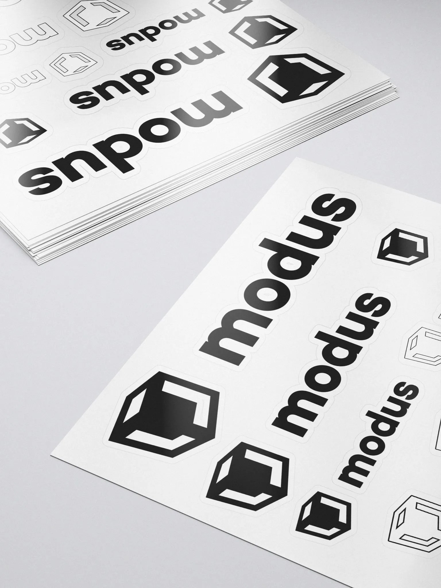 stickers// vinyl (black and white) product image (5)