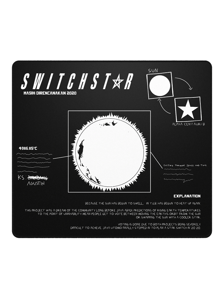 DESKMAT | SWITCHSTAR (BLACK EDITION) product image (2)