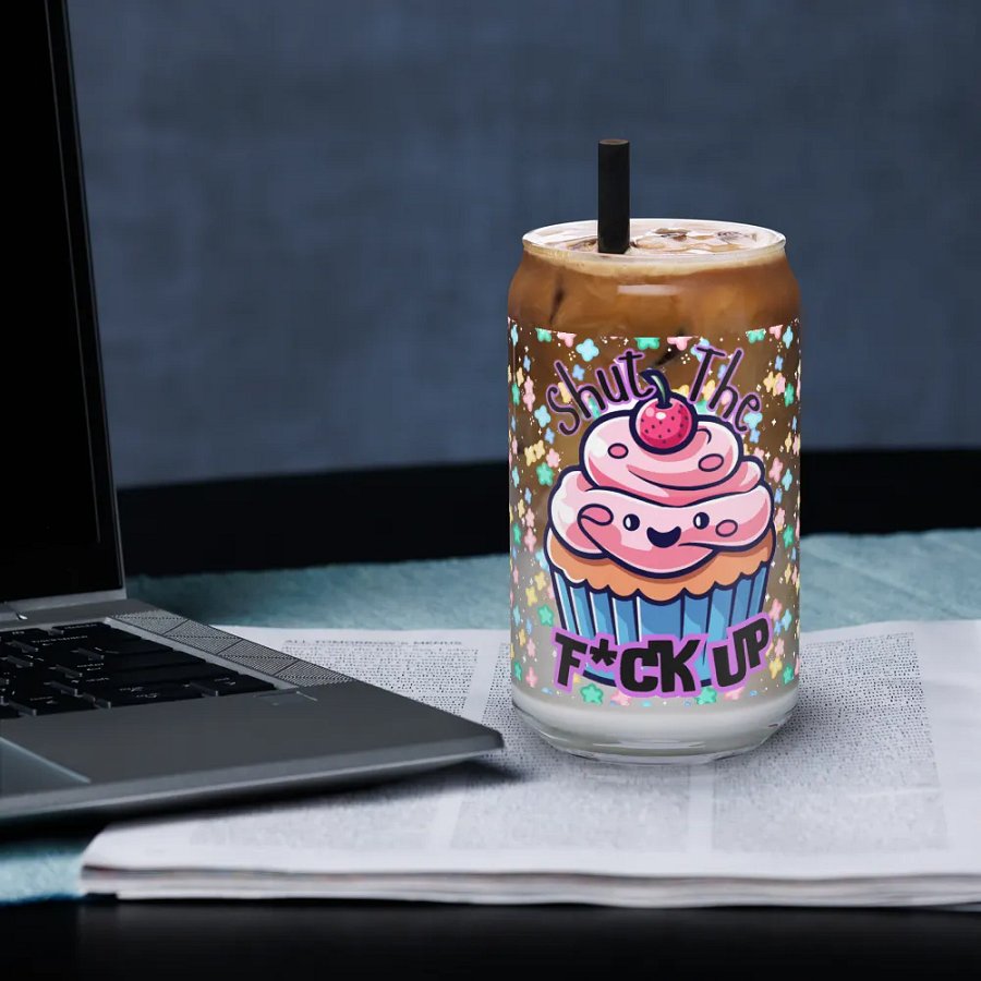 Sassy Cupcake Can Glass product image (33)