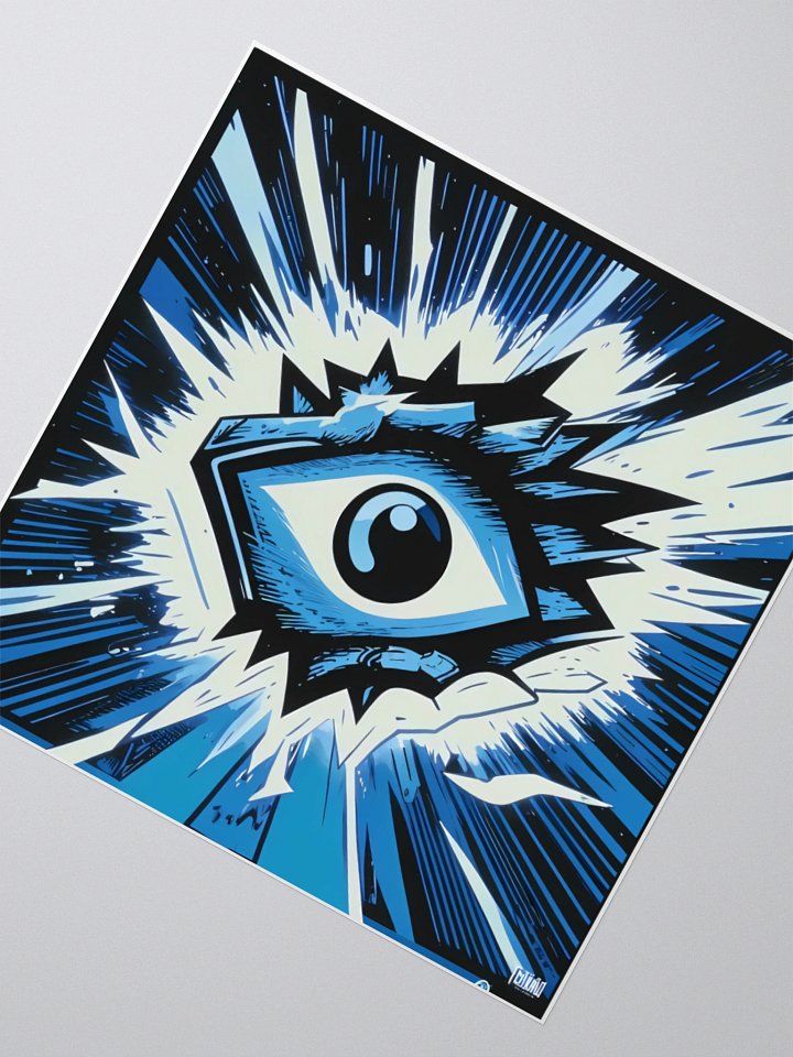 Electric Eye Sticker | Bold Art product image (4)