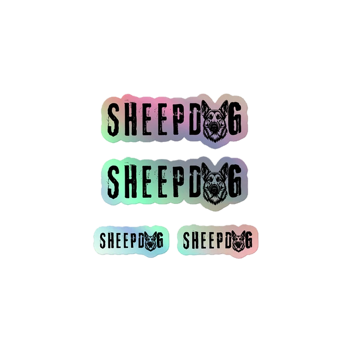 CBC Sheepdog Holographic Sticker Sheet product image (1)