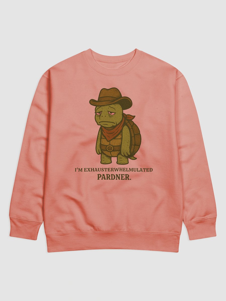 Tired Cowboy Turtle Sweatshirt product image (1)