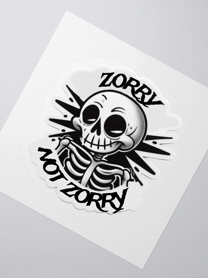 Zticker Zorry not zorry! product image (2)