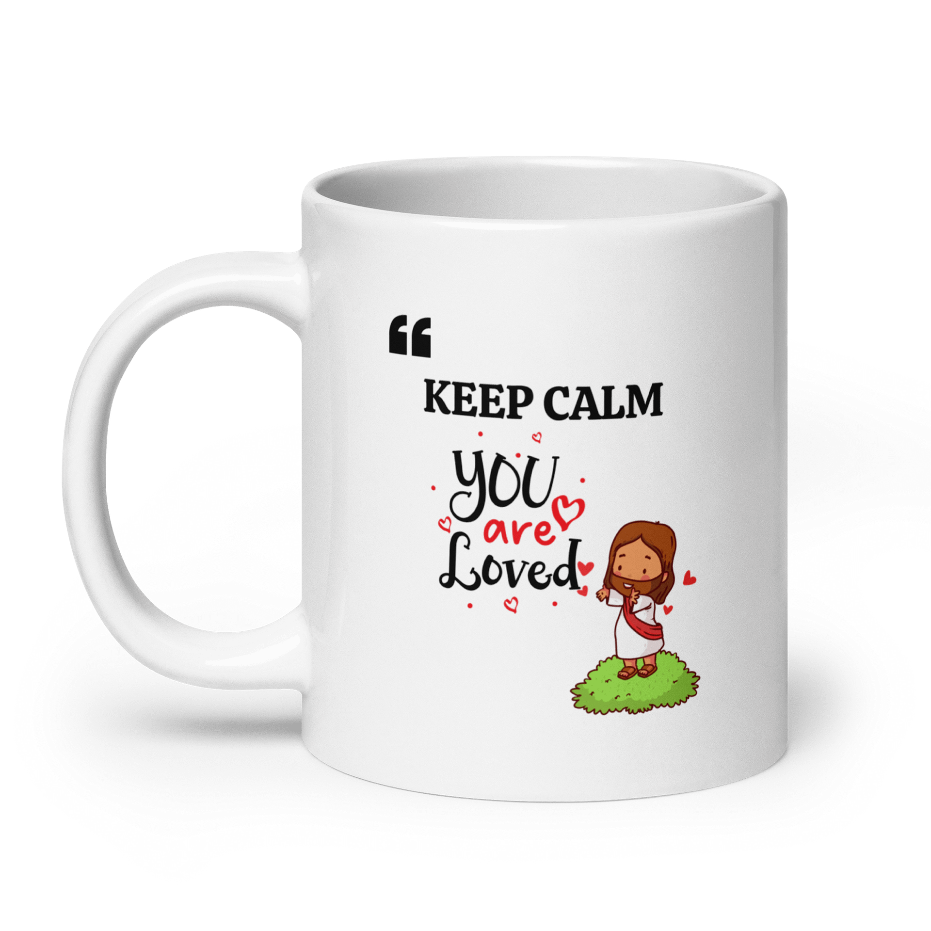 Keep Calm You Are Loved by Jesus Mug product image (8)