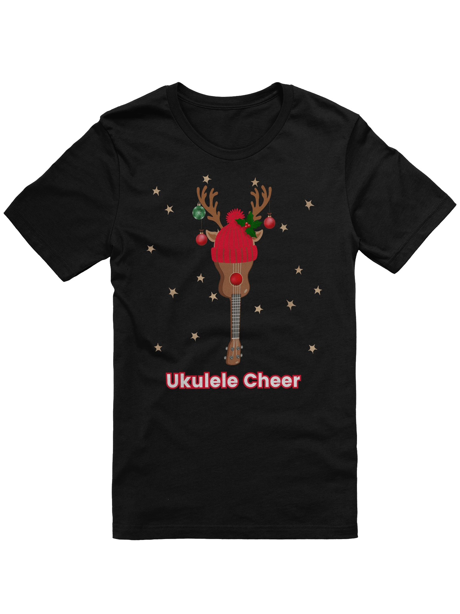 Festive Ukulele Cheer T-Shirt product image (1)