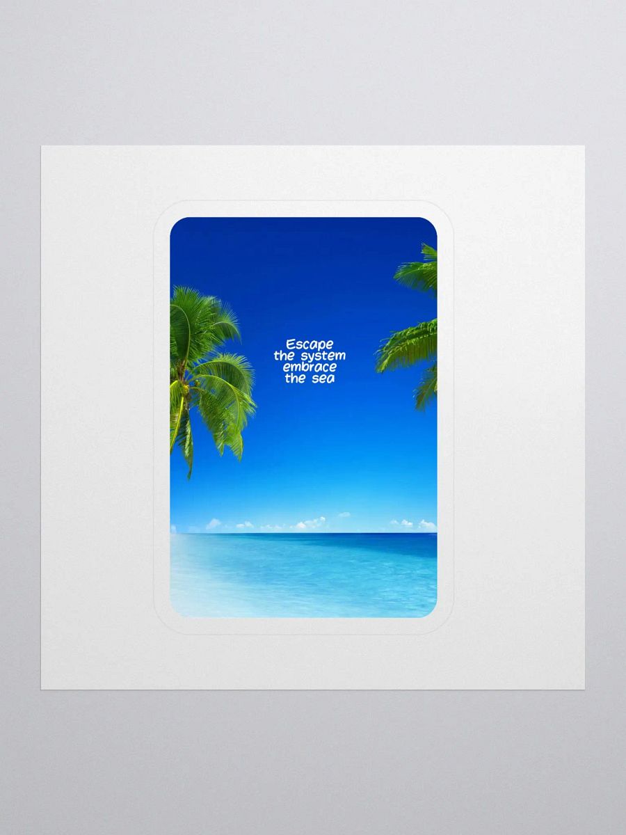 Tropical Escape Kiss Cut Stickers product image (1)