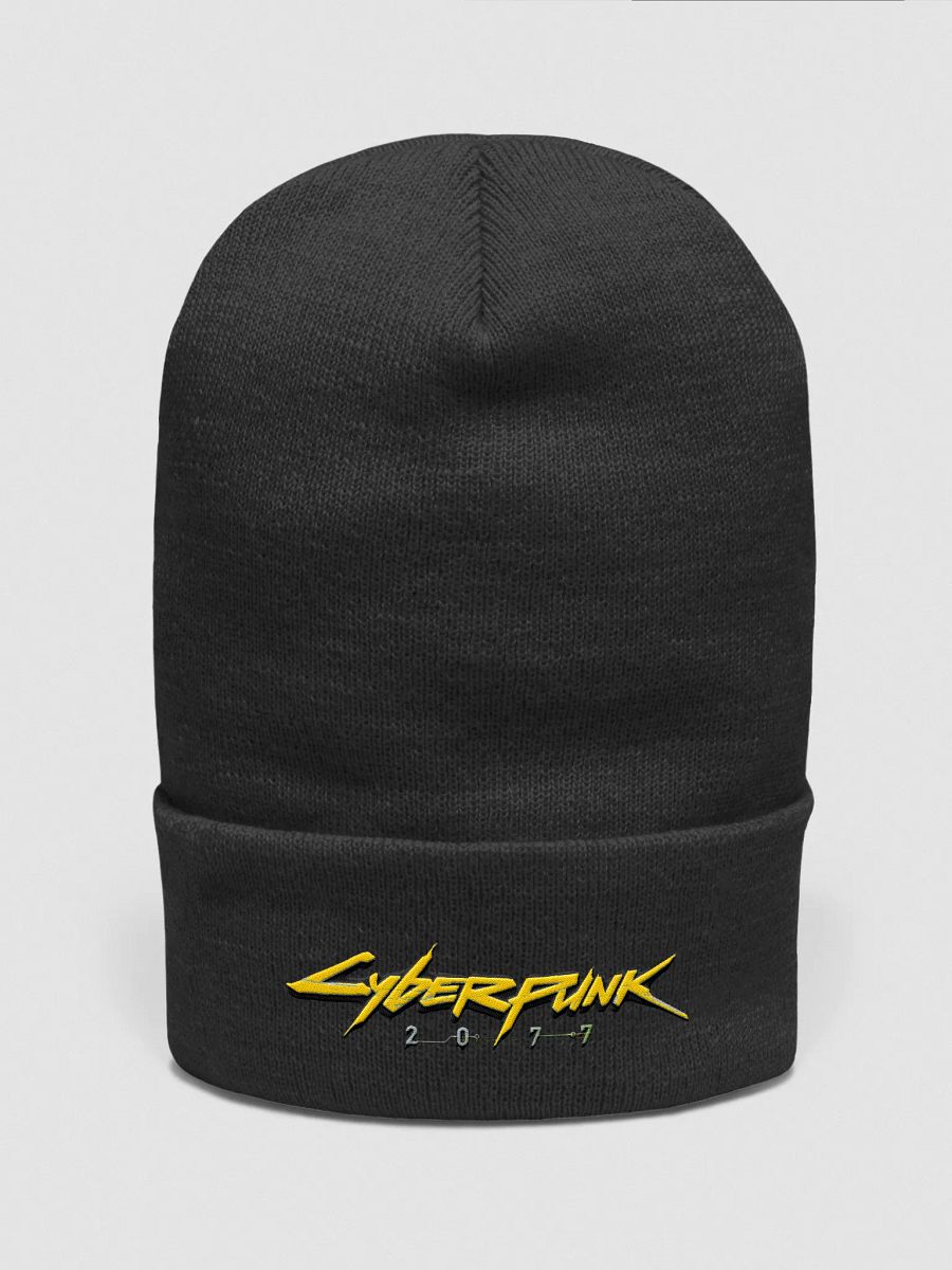 Cyberpunk 2077 Embroidered Beanie product image (1)