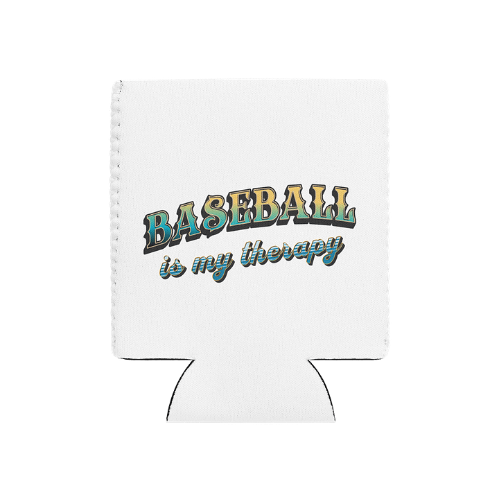 Baseball Is My Therapy Can Cooler product image (2)