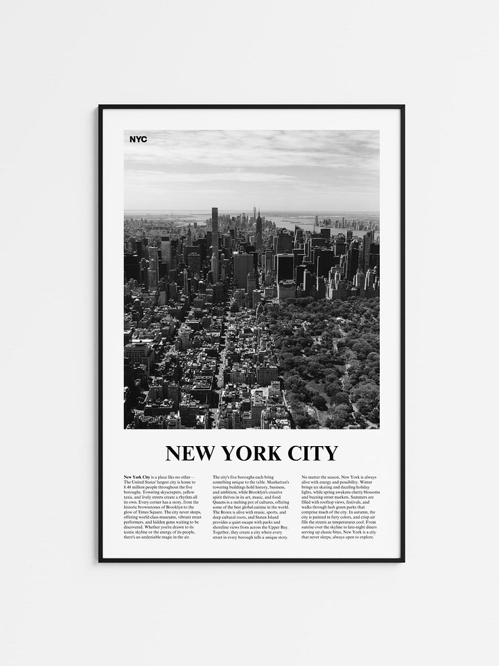 New York City 04 Newspaper Poster product image (1)