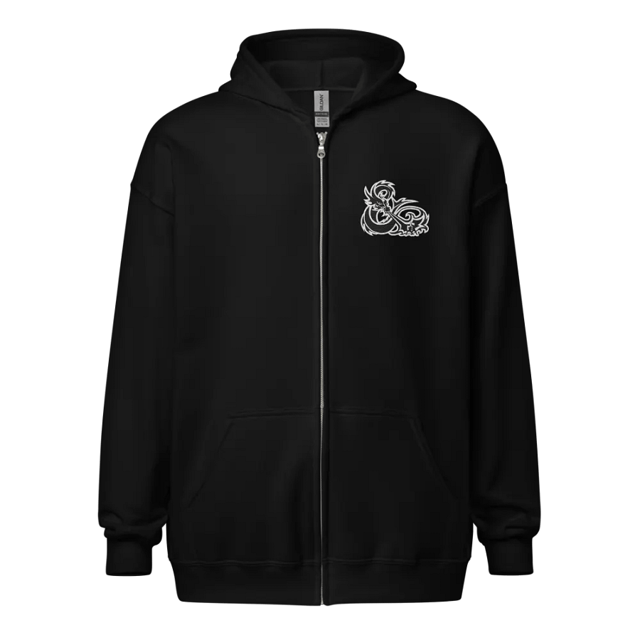 ELFSAR ZIP HOODIE Adventurers & Legends on back product image (7)