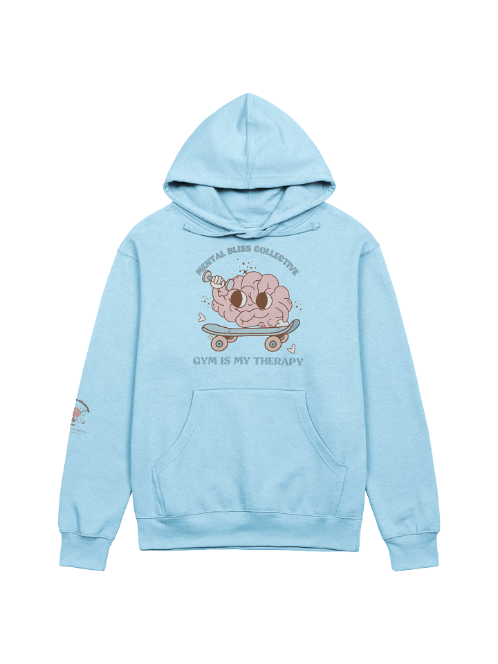 Gym Is My Therapy Unisex Hoodie - Fitness Motivation for a Healthy Mindset product image (1)