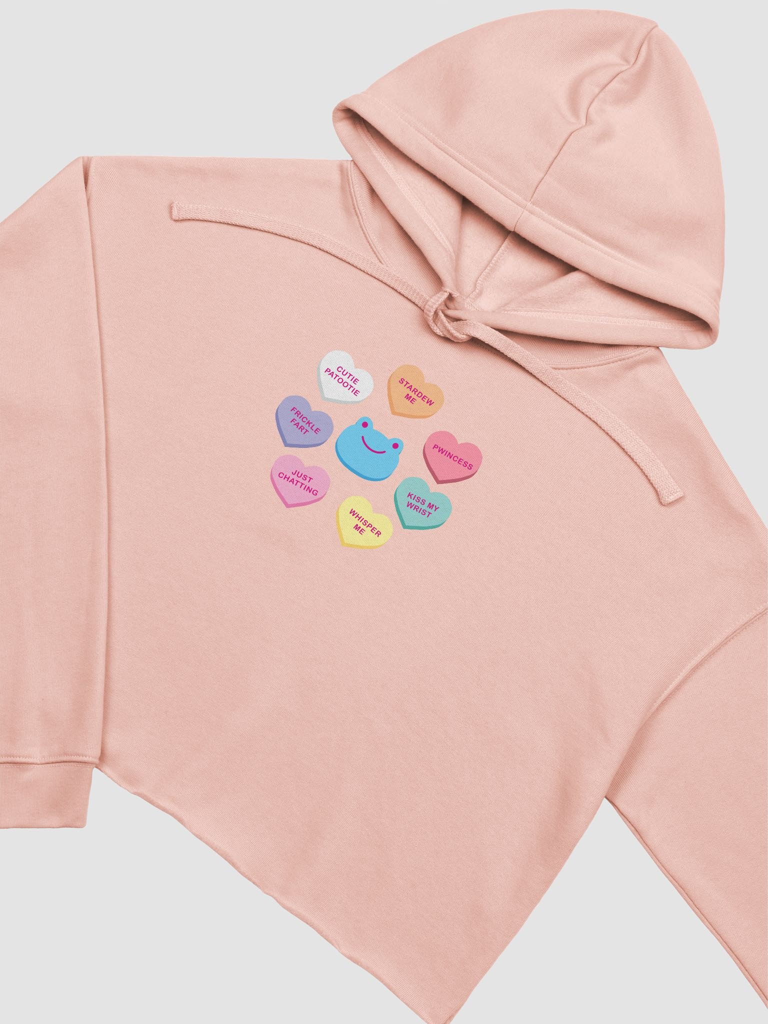 Froge Candy Heart Crop Hoodie product image (3)