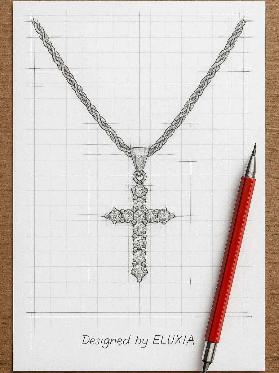 The Solara Cross Necklace product image (4)