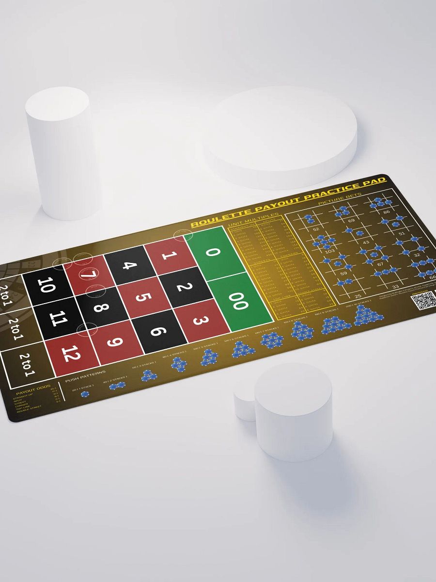 Roulette Payout Practice Pad - Gold Vignette product image (4)