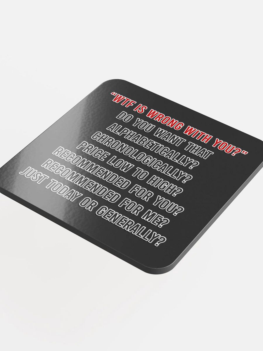 WTF Is Wrong Coaster product image (4)
