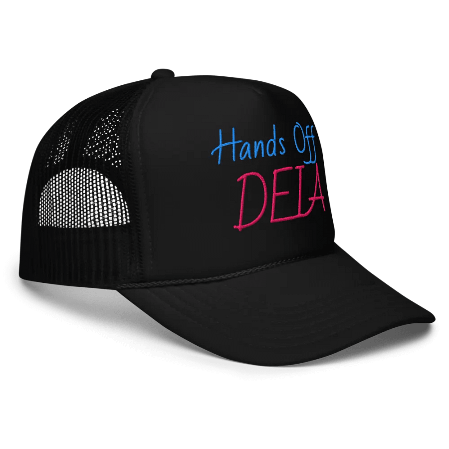 Hands Off DEIA, HOD (words only), Embroidered trucker Hat product image (9)