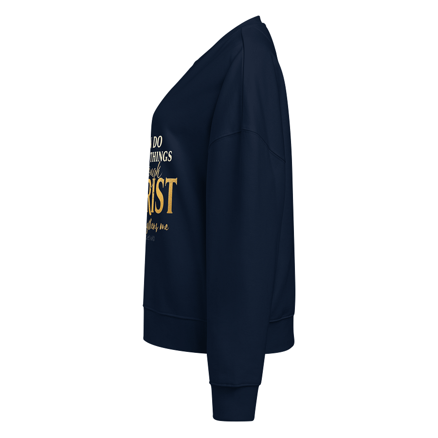 Philippians 4:13 Glittery Quote Sweatshirt product image (3)