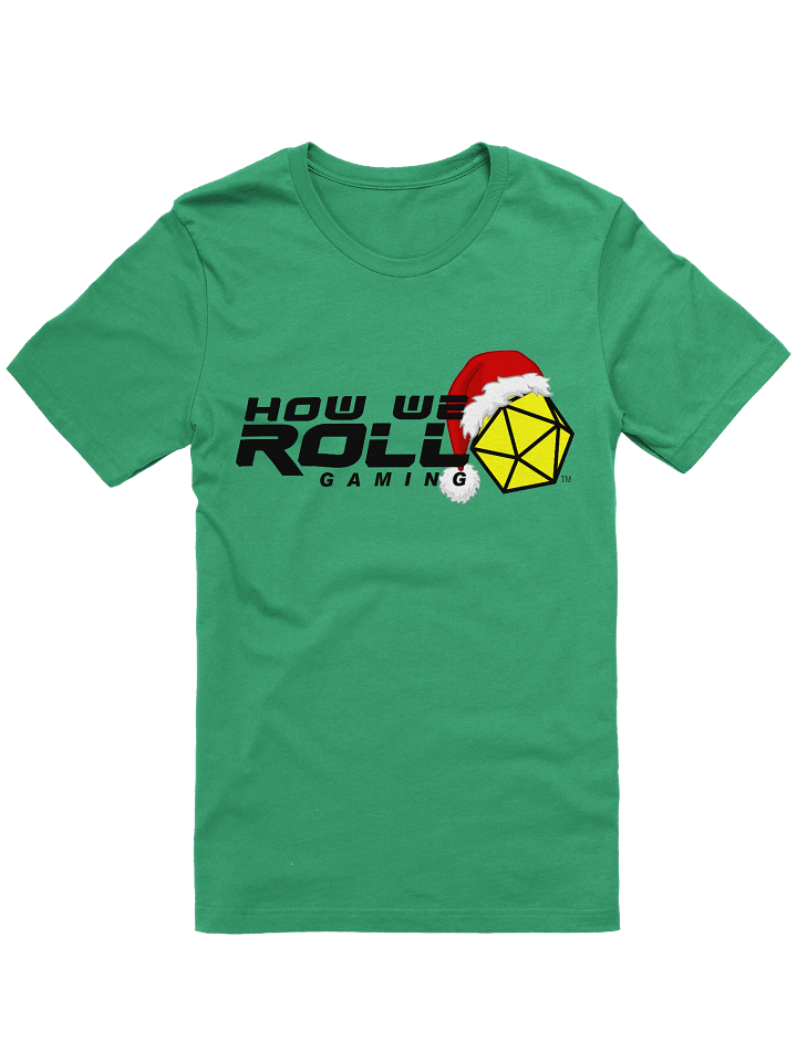 How We Roll Gaming Santa Hat T-shirt product image (1)