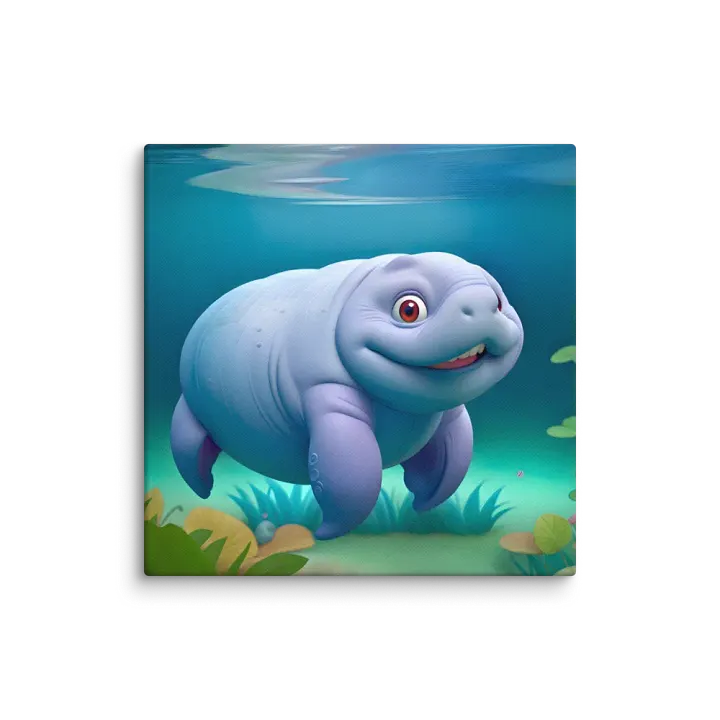 Endangered Species - Mexico - Manatee Canvas Art product image (1)