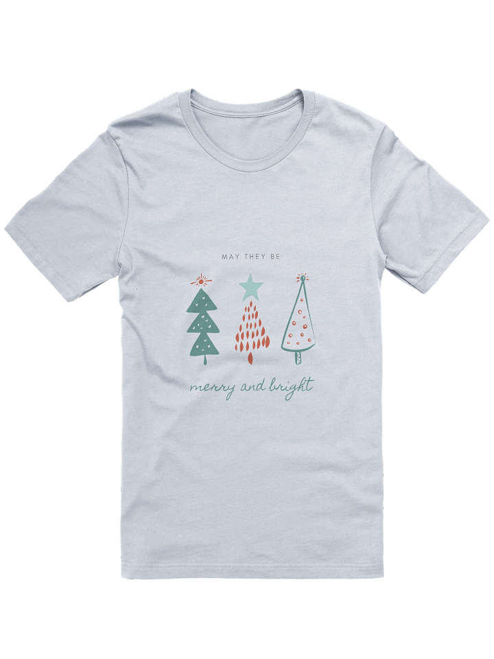 Joyful Christmas Trees Unisex T-Shirt product image (3)