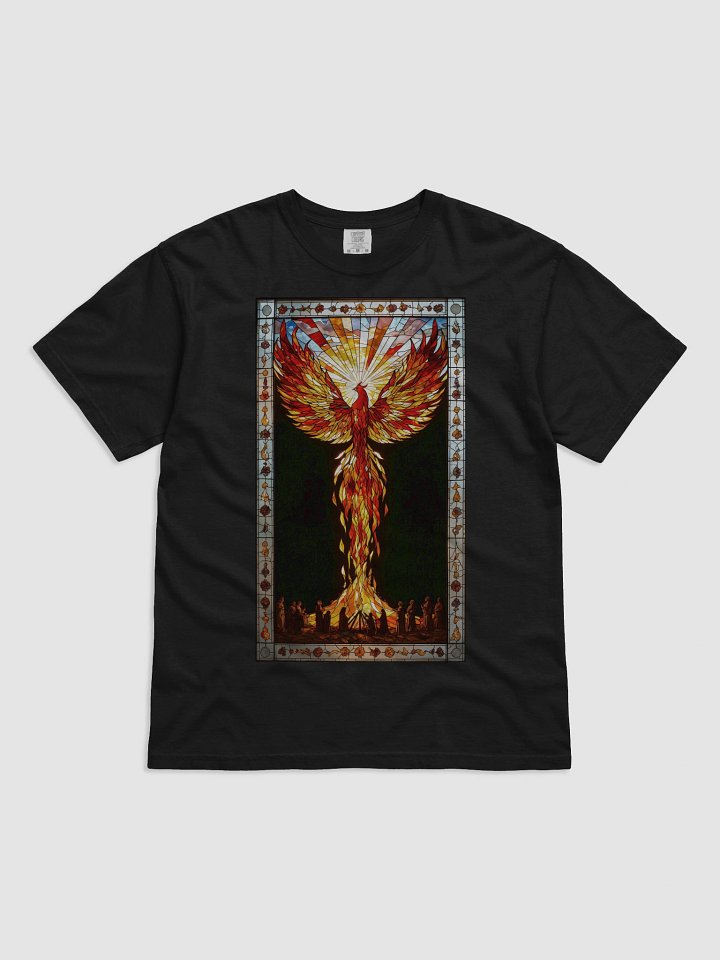 Stained Glass Phoenix T-Shirt product image (1)