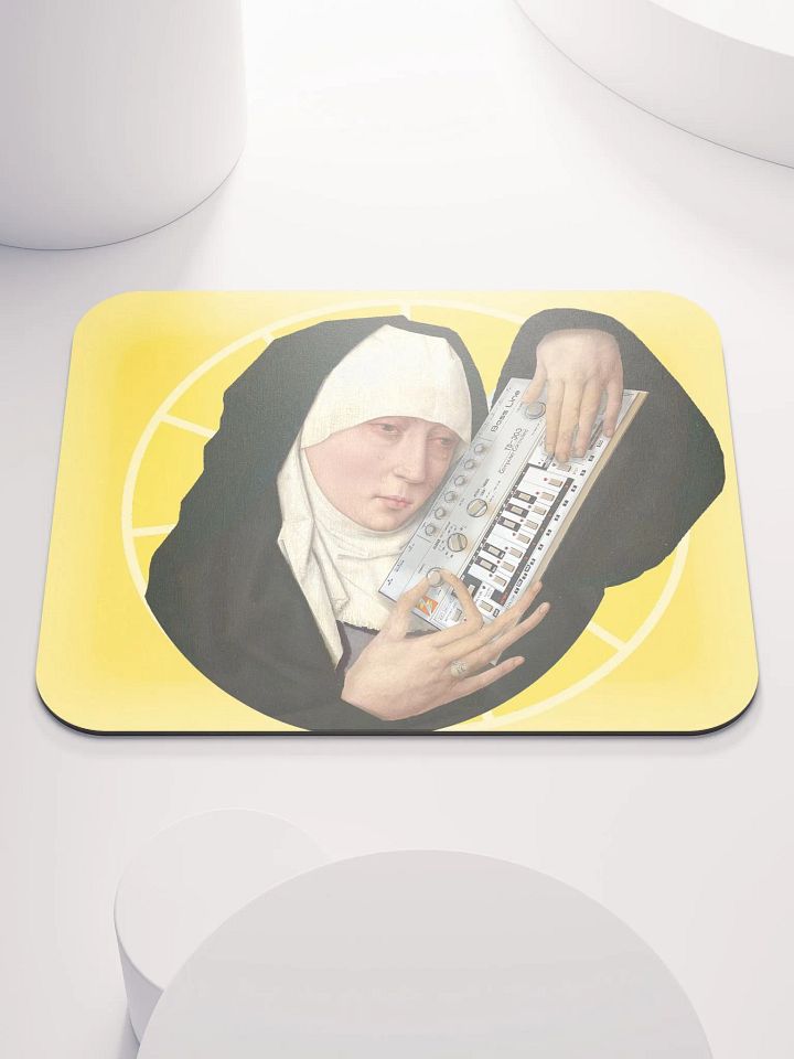 Mater Dolorosa meets Roland TB 303 by Frank Fonik, EDM Techno Classic Mouse Pad product image (1)