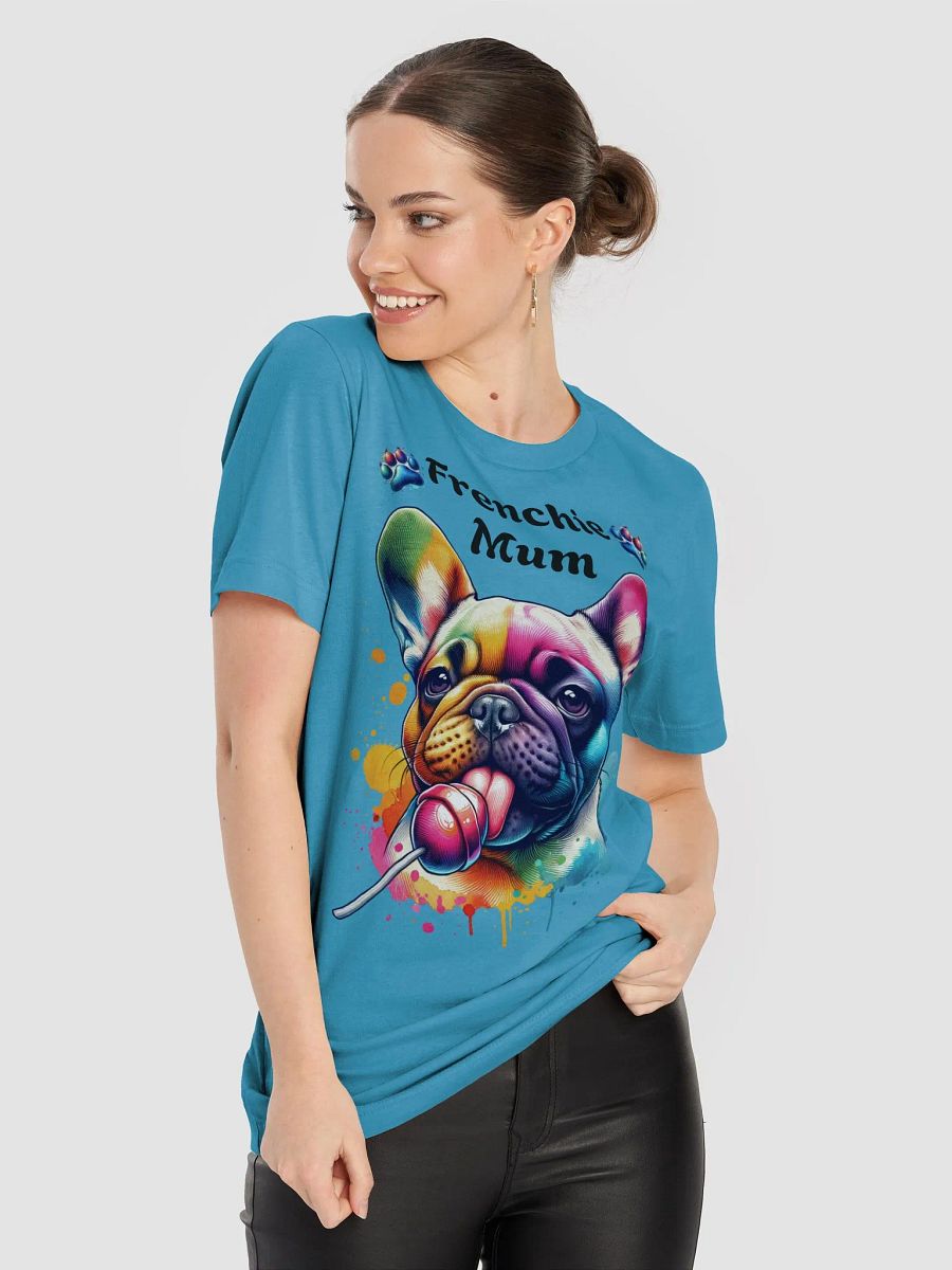 Colorful French Bulldog Lollipop T-Shirt for Frenchie mum product image (9)