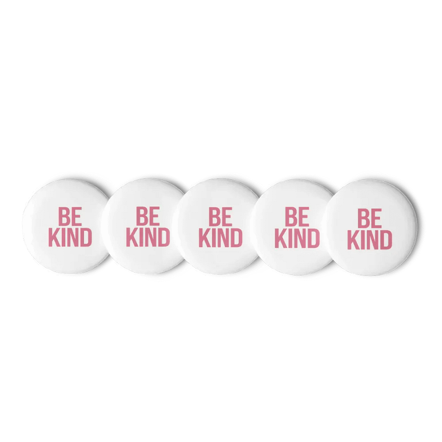 BE KIND Pin Button Set product image (3)