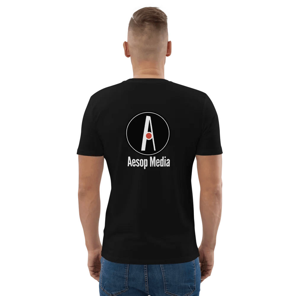 Aesop Media T-Shirt (black organic cotton) product image (6)